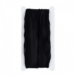 B02 (2) - 10Yard 30mm selyem Organza szalag hullám csipke szalag íj anyag DIY ajándékcsomagolás kézzel készített varrás
