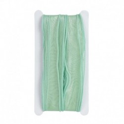 B06 (1) - 10Yard 30mm selyem Organza szalag hullám csipke szalag íj anyag DIY ajándékcsomagolás kézzel készített varrás