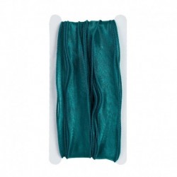 B07 (2) - 10Yard 30mm selyem Organza szalag hullám csipke szalag íj anyag DIY ajándékcsomagolás kézzel készített varrás