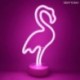 A - Flamingo Unicorn Neon Sign LED éjszakai lámpa otthoni gyerekszoba dekorációhoz Hawaii trópusi party esküvői
