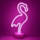 A - Flamingo Unicorn Neon Sign LED éjszakai lámpa otthoni gyerekszoba dekorációhoz Hawaii trópusi party esküvői