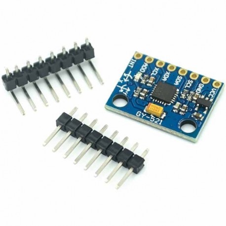 GY-521 MPU-6050 modul háromtengelyes gyorsulású giroszkóp 6DOF modul kódvázlattal