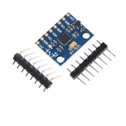 MPU-6050 modul háromtengelyes gyorsulási giroszkóp 6DOF GY-521 kód vázlatos ábra aranyozott