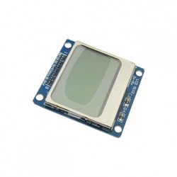Kék 5110 LCD LCD modul az MCU fejlesztőkártyához a 3310 LCD-vel kompatibilis
