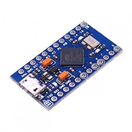 Pro Micro ATmega32U4 5V 16MHz Cserélje ki az ATmega328 készüléket arduino Pro Mini készülékhez 2 soros fejléccel,