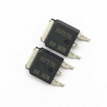 Ru757 N-csatornás 75V 70A Mo Fet Patch 252 Ru7570l