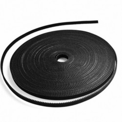 2GT-6 mm-es nyílás gumi nyitószíj vezérműszíjjal 3D nyomtató hajtószíj GT2