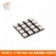 WS2812B 4x4-bites RGB színes színes LED-meghajtó modul 16-bites színes fényvezérelt fejlesztő tábla négyzet