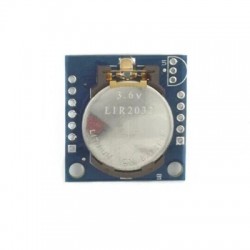 Apró RTC I2C 24C32 memória DS1307 óra modul akkumulátorral