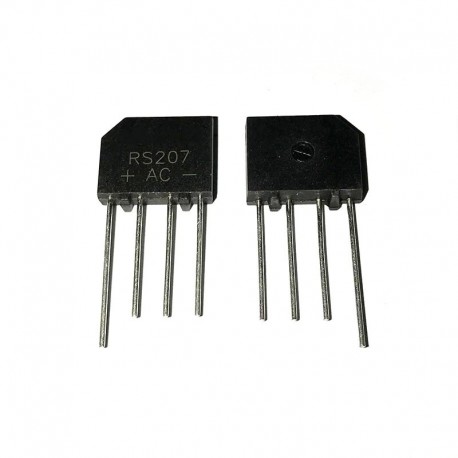 10db / Lot Bridge Rectifier Single Phase Standard 1kV Through Hole RS-2 RS207