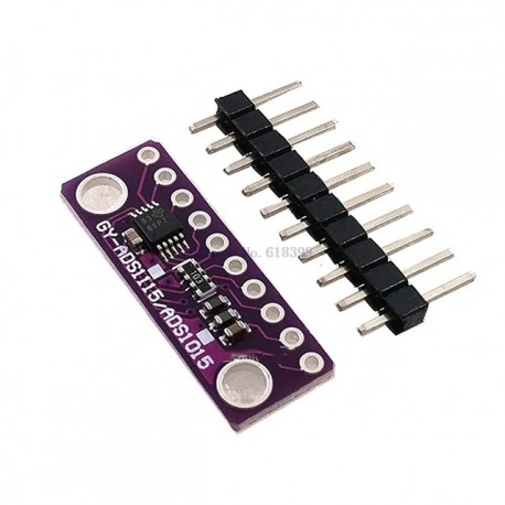 A5 - I2C ADS1115 16 bites ADC 4 csatornás modul programozható erősítővel, 2,0 V és 5,5 V között, arduino RPi esetén