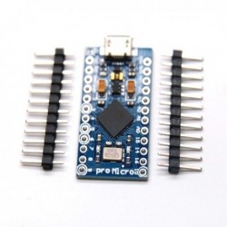 Mini használatú Atmega32u4 Atmega 32U4 5V 16Mhz modul Arduino Pro Micro készülékhez