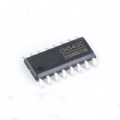Eredeti CH340C SMD SOP16 USB - soros chipbe épített kristály oszcillátor