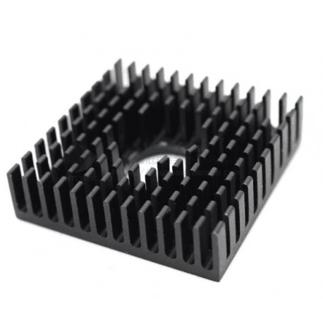 Fekete 3D nyomtató tartozékok MK7 / MK8 hűtőborda 40 * 40 * 11 NO.MP1708