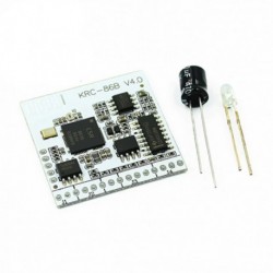 Bluetooth 4.0 kiváló minőségű sztereó vezeték nélküli audio vevő modul kétcsatornás KRC-86B hangszóró modul