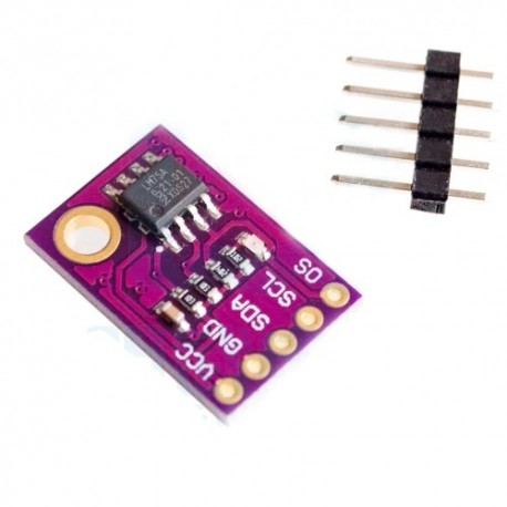 LM75 hőmérséklet-érzékelő nagysebességű I2C interfész nagy pontosságú LM75A fejlesztő panel modul