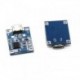 3.7v 3.6V 4.2V 1A mikro-usb 18650 lítium akkumulátor töltőtábla modul töltő modulok Tp 4056 Tp4056
