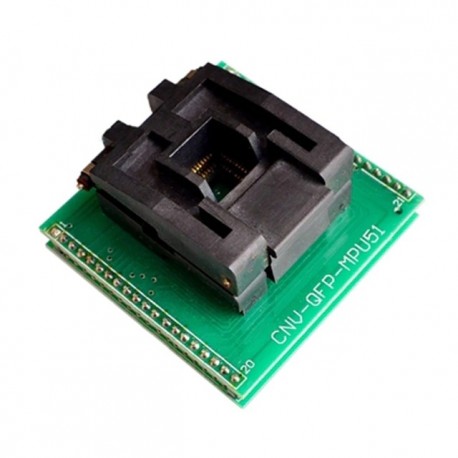 PLCC44 kagyló adapter CNVPLCCMPU51 CNV-QFP-MPU51 (QFP44)