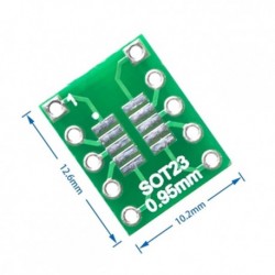 sot233 msop10 umax to dip10 sot235 sot236 adapter alaplap sot238