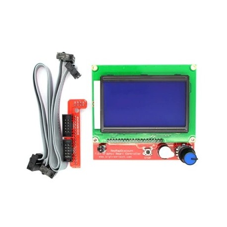 3D nyomtató intelligens vezérlő RAMPS1,4 LCD 12864 LCD vezérlő képernyő