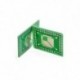 QFP / FQFP / TQFP32 / 44/64/80/100 LQFP patch egyenes dugaszhoz 0,5 / 0,8 mm-es adapterlap