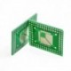QFP / FQFP / TQFP32 / 44/64/80/100 LQFP patch egyenes dugaszhoz 0,5 / 0,8 mm-es adapterlap