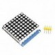 1,2 hüvelykes 8X8 8 * 8LED pontmátrix képernyőmodul vörös, I2C interfésszel, illesztőprogram-chipkel