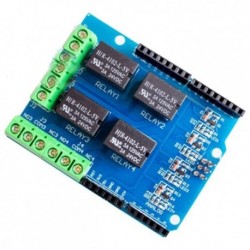 4 utas 5v relemodul relé vezérlőpanel relé bővítő kártya