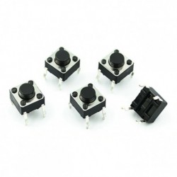 Magasság 6 * 6 * 4,3 mm érintőkapcsoló mikrokapcsoló mikrokapcsoló érintőkapcsoló kulcskapcsoló