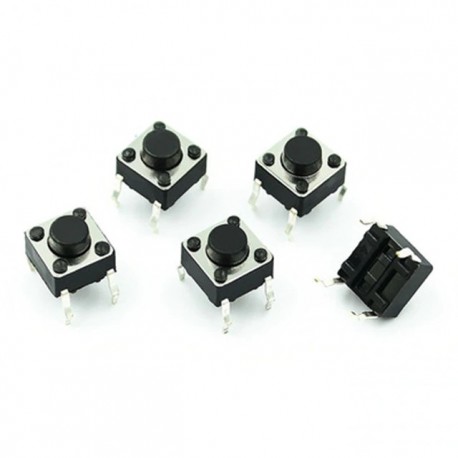 Magasság 6 * 6 * 4,3 mm érintőkapcsoló mikrokapcsoló mikrokapcsoló érintőkapcsoló kulcskapcsoló