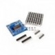 8x8LED dot mátrix modul MAX7219 kijelző modul DIY készlet MCU vezérlő modul