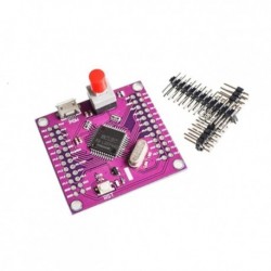 MCU-52 STC89C52RC egy chipes mikroszámítógép-fejlesztőtábla Minimal System Purple Edition
