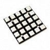 WS2812B 5 * 5-jegyű 5050 RGB LED-es színes illesztőprogram, 25-jegyű színes fényfejlesztő tábla