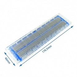 [Nyílt forráskódú hardver] Átlátszó kék kenyérlap SYB-120 széles 4,6 cm hosszú 17,7 cm