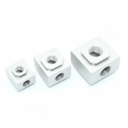 3D nyomtató kiegészítők új MK10 teljesen fém extruder speciális fűtés vaku öntőgép alumínium blokk fűtő blokk