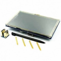 Pi2 5 hüvelykes A   / B   / 2B LCD képernyő érintőképernyő HDMI