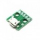 MICRO USB to Dip hüvely B típusú mikrofon 5p tapasz az in-line adapterlap hegesztett anyához