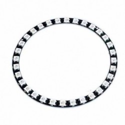 32 bites WS2812B 5050 RGB LED beépített színes illesztőprogram-lámpák kör alakú fejlesztőlap