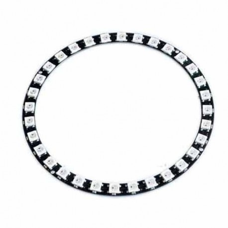 32 bites WS2812B 5050 RGB LED beépített színes illesztőprogram-lámpák kör alakú fejlesztőlap
