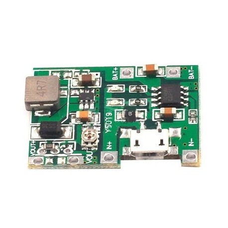 3,7 V-os 5V9V állítható modul 2A multiméterrel módosított 18650-es lítium akkumulátor