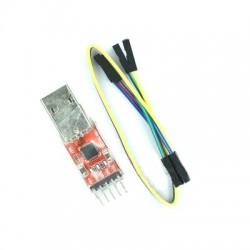 CP2102 modul USB - TTL USB - soros port modul UART STC letöltő 5 DuPont vonal küldéséhez