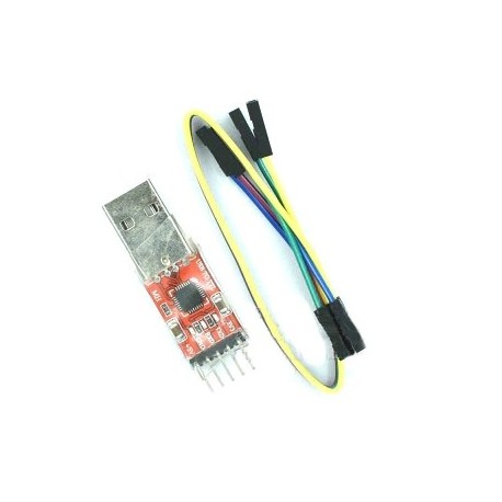 CP2102 modul USB - TTL USB - soros port modul UART STC letöltő 5 DuPont vonal küldéséhez