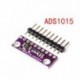 Lila GY-ADS1015 ultra-kicsi, 12 bites precíziós analóg-digitális átalakító ADC fejlesztőkártya modul