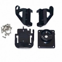 20g FPV kormánymű kardán fpv légi kamera mikro nylon műanyag FPV kardán kéttengelyes kormánykerék kardán
