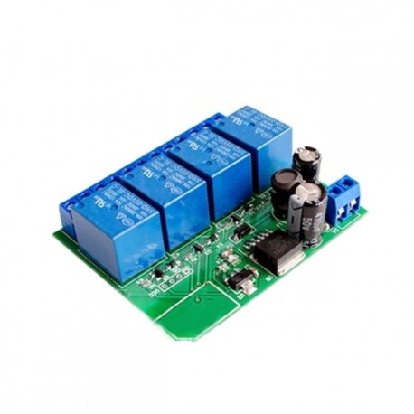 BLE Bluetooth 4 kapcsolóval 4 relés mobiltelefon vezeték nélküli távirányító IoT közösség ZLRC04