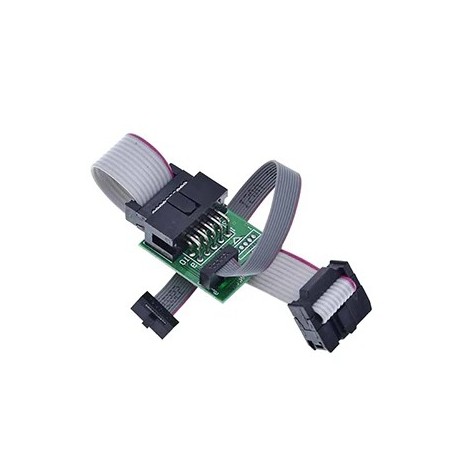 A18 - Letöltőkábel a Bluetooth 4.0 CC2540 zigbee CC2531 Sniffer USB programozó vezetékéhez Programozó csatlakozókártya