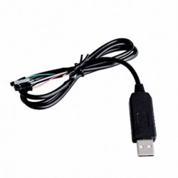 Fekete PL2303HX USB-TTL RS232 modul frissítése USB soros letöltési sor Zhongjiu kefe gépsor