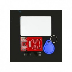 Piros RC-522 RFID IC kártya Ingyenes S50 Fudan kártya kulcstartó Fejlesztőkód megadása