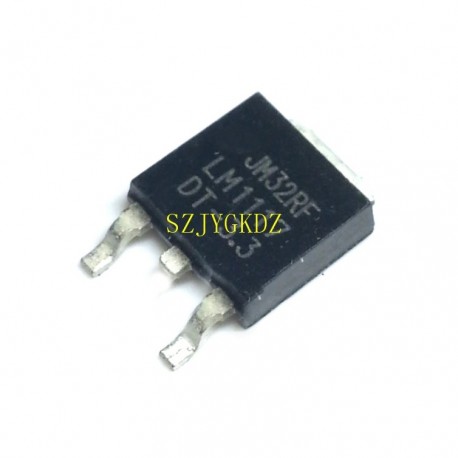 Lm1117 Ldo szabályozó, 3,3 V, 0,8 A, 3 érintkezős (2   fül) To-252 sínhez, Lm1117dt-3.3