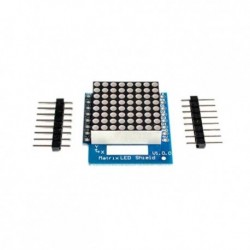 Matrix LED V1.0.0 árnyékolás WEMOS D1 mini 8x8 mátrix dot mátrix LED-hez